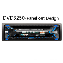 Panel desmontable fuera un DIN 1DIN coches reproductor de DVD Stereo Radio FM / Am USB SD Aux MP3 Audio Video animación sistema Multimedia
